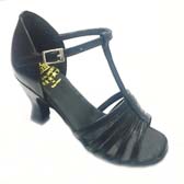 Doris latin sandal - Black (Fekete)
